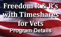 Freedom R & R's with Timeshares for Vets